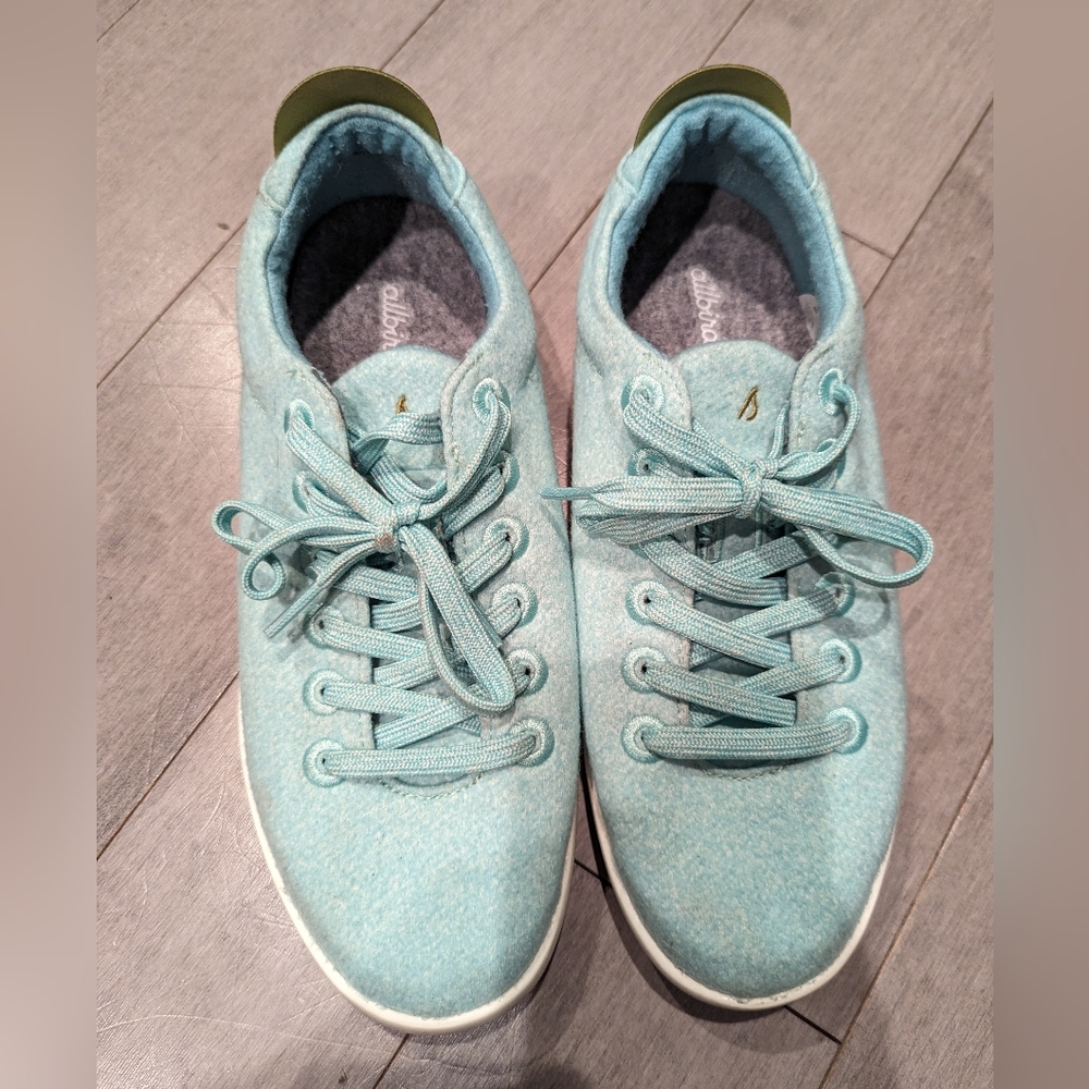 Allbirds Wool Pipers Bouyant Mint Blizzard size 9